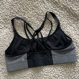 Strappy back sports bra